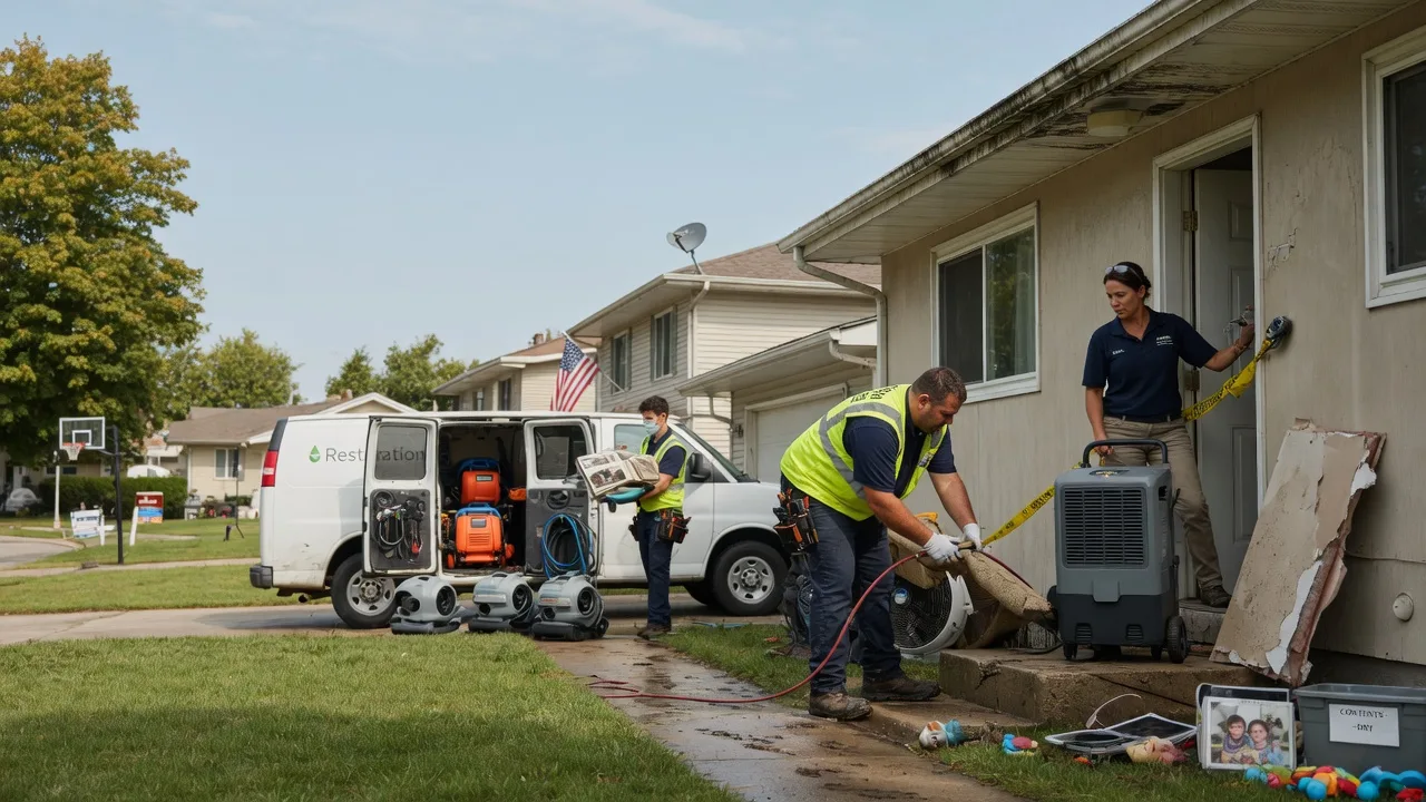 Water Damage Restoration in Lombard, IL near me